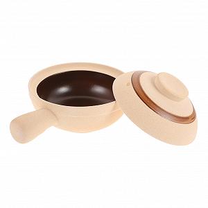 Керамический горшок Cabilock небольшой с крышкой, для 1 человека, термостойкий, без запаха - Фото 1