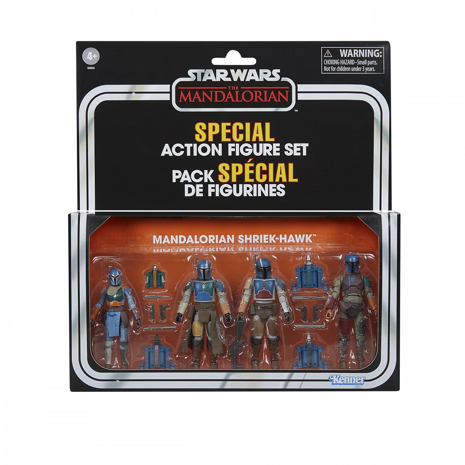 Ігрові фігурки Star Wars The Vintage Collection Mandalorian Shriek-Hawk 4-Pack, масштаб 9,5 см, фото №2