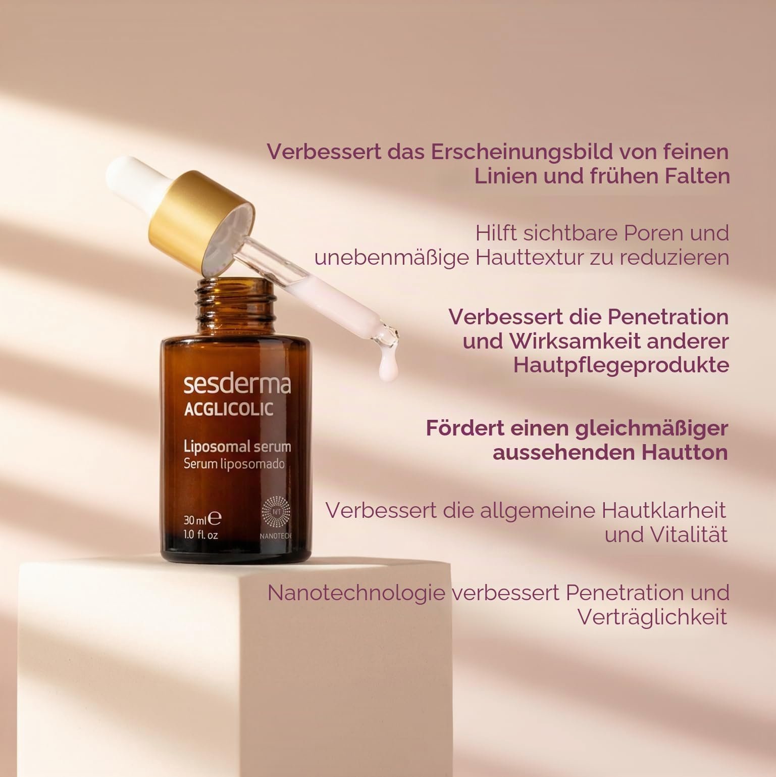 Сыворотка SESDERMA ACGLICOLIC Liposomal 30 мл Glycolic Acid, фото №4 Сыворотка SESDERMA ACGLICOLIC Liposomal 30 мл Glycolic Acid, фото №4