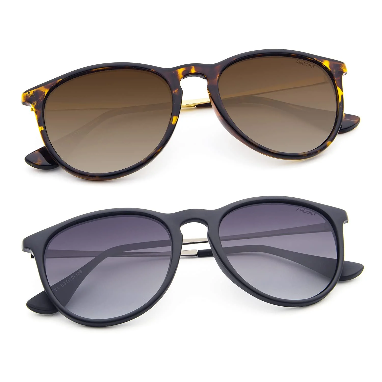 Поляризовані сонцезахисні окуляри вінтаж ANDOILT для чоловіків і жінок, фото №2