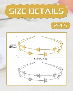 Набор из 2 металлических обручей на голову. synthetic.ua - Фото 1