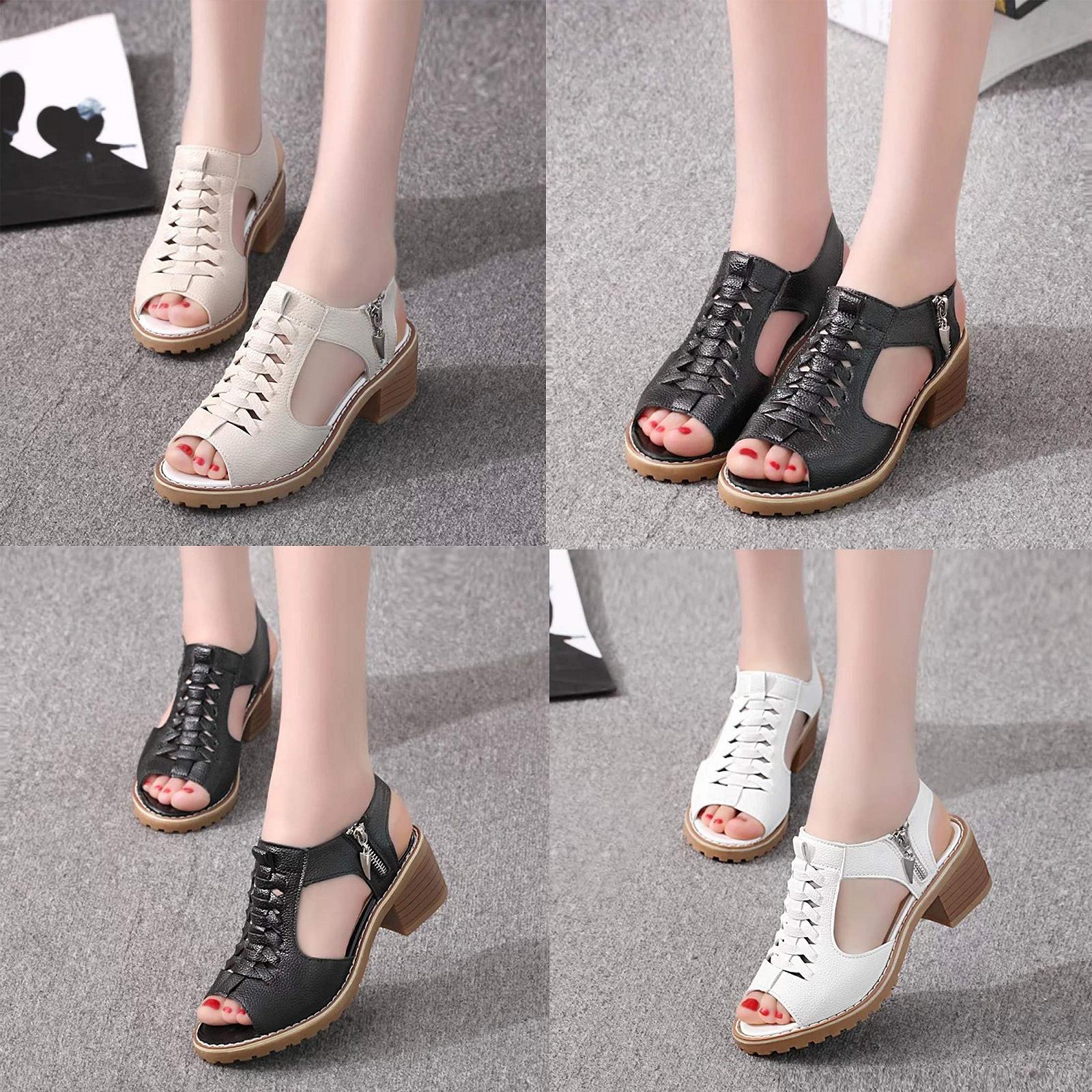 Босоножки Женские Босоножки на высоком каблуке Открытый носок Дышащие, фото №7 Босоножки Женские Босоножки на высоком каблуке Открытый носок Дышащие, фото №7