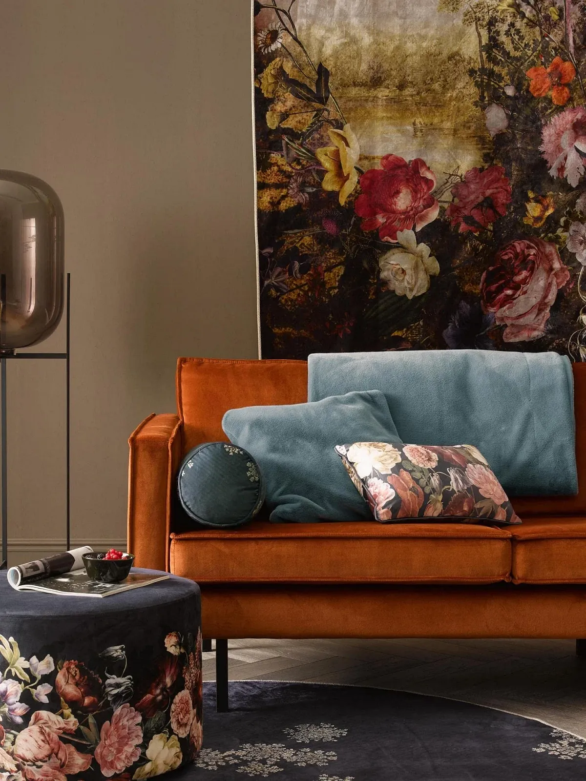 Плед Essenza Furry Denim, 150 x 200 см, 100% Поліестер, Однотонний, фото №5