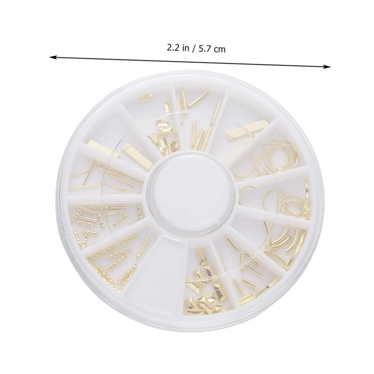 Веер FRCOLOR 3 шт. Металлические заклепки для дизайна ногтей. Универсальные аксессуары для ногтей для женщин и девушек. Креативный маникюр и украшение, фото №3 Веер FRCOLOR 3 шт. Металлические заклепки для дизайна ногтей. Универсальные аксессуары для ногтей для женщин и девушек. Креативный маникюр и украшение, фото №3