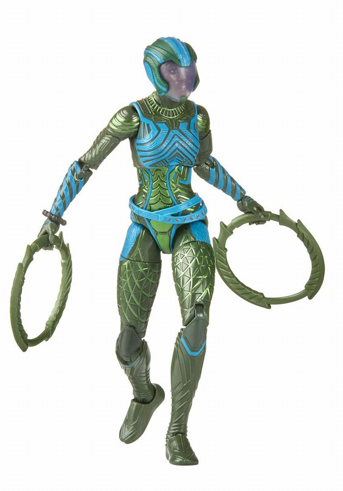 Фигурка Marvel Hasbro Legends Series Black Panther Wakanda Forever Накия 15 см, 5 аксессуаров, 1 элемент Build-A-Figure, разноцветный, фото №3