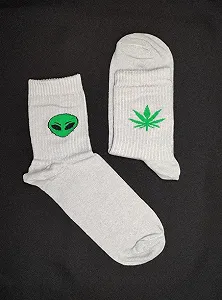 Чоловічі молодіжні шкарпетки високі демісезонні сірі 39 - 44 розмір - Фото 1