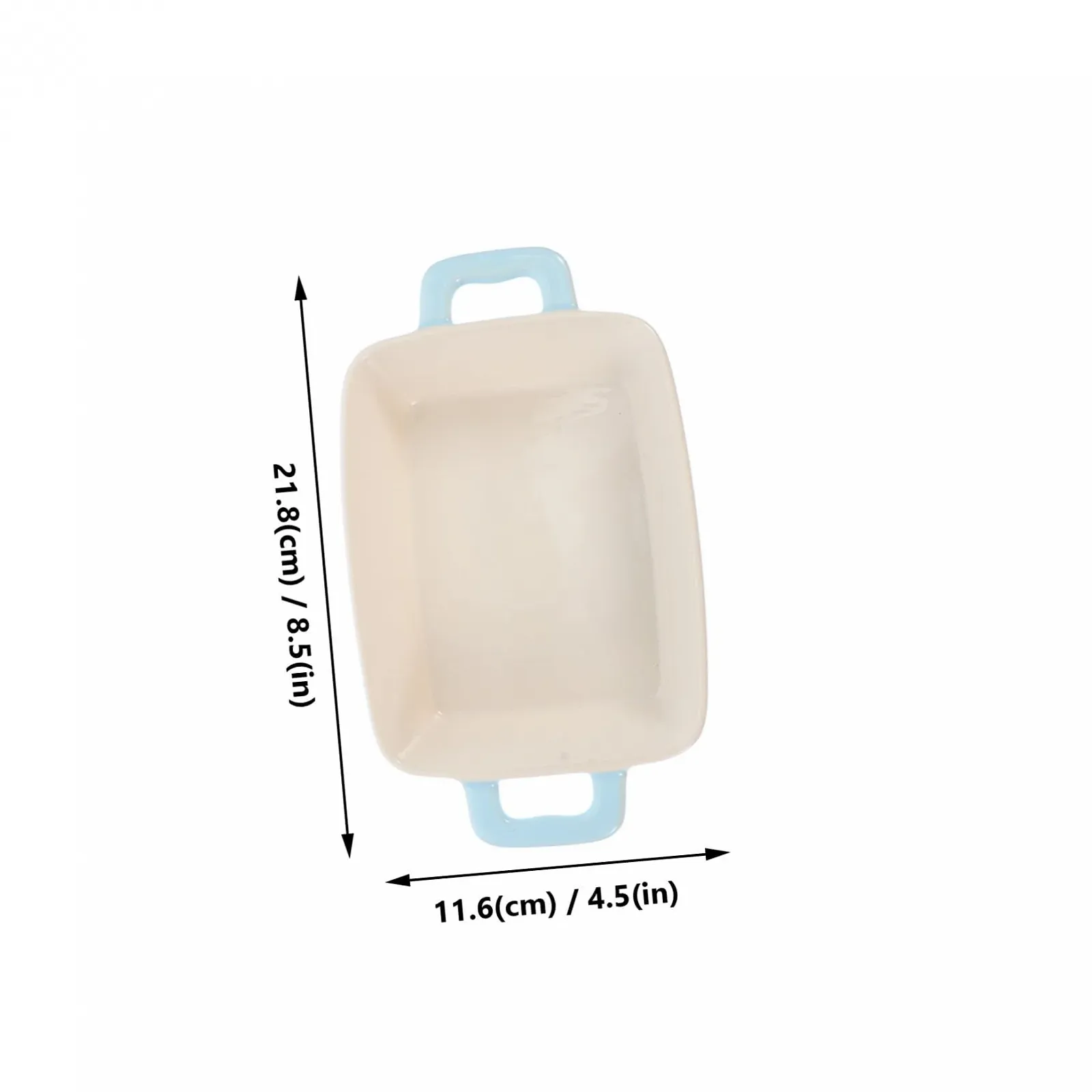 Форма для запікання Garneck керамічна з двома ручками термостійка для посудомийної машини, фото №3