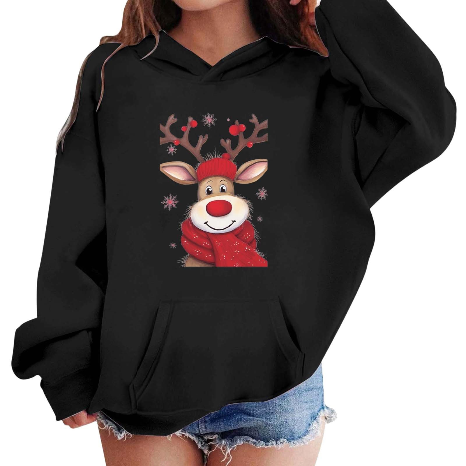 Детский рождественский джемпер, динозавр, карманный свитер, зимний большой размер, худи для мальчиков, смешной эльф, детская одежда, фото №4