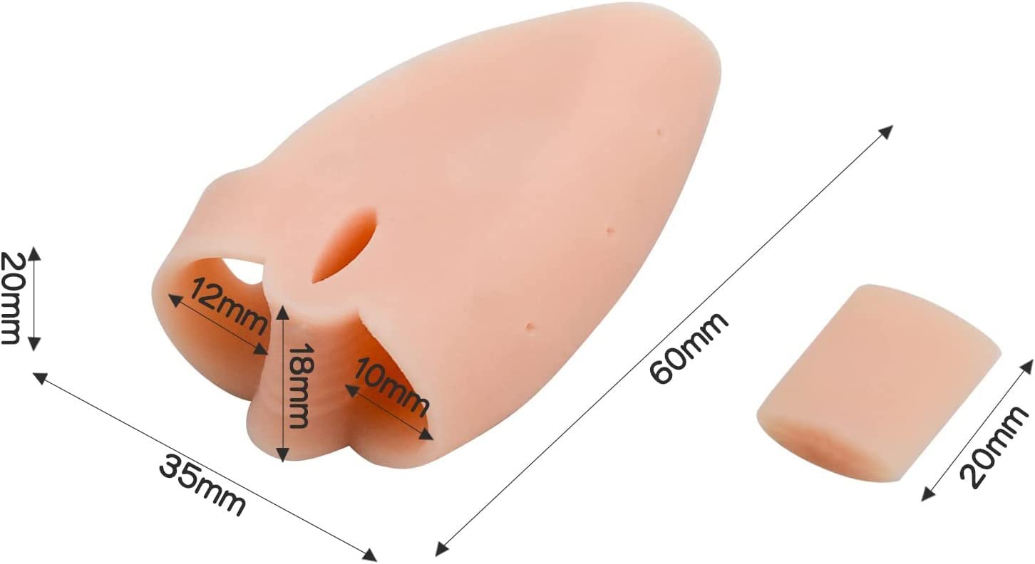 Роздільник для пальців ніг Силіконовий Маленький Рожевий (4 пари), фото №2 Роздільник для пальців ніг Силіконовий Маленький Рожевий (4 пари), фото №2