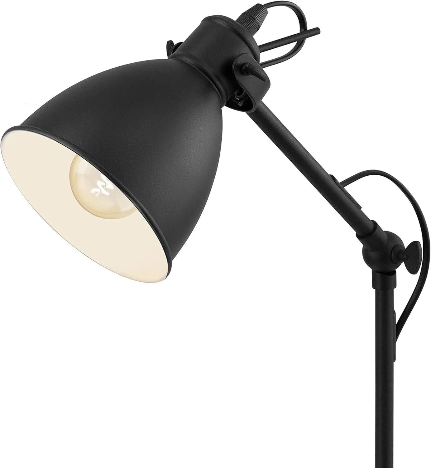 Настільна лампа EGLO Priddy / E27 / Чорна, фото №2 Настільна лампа EGLO Priddy / E27 / Чорна, фото №2