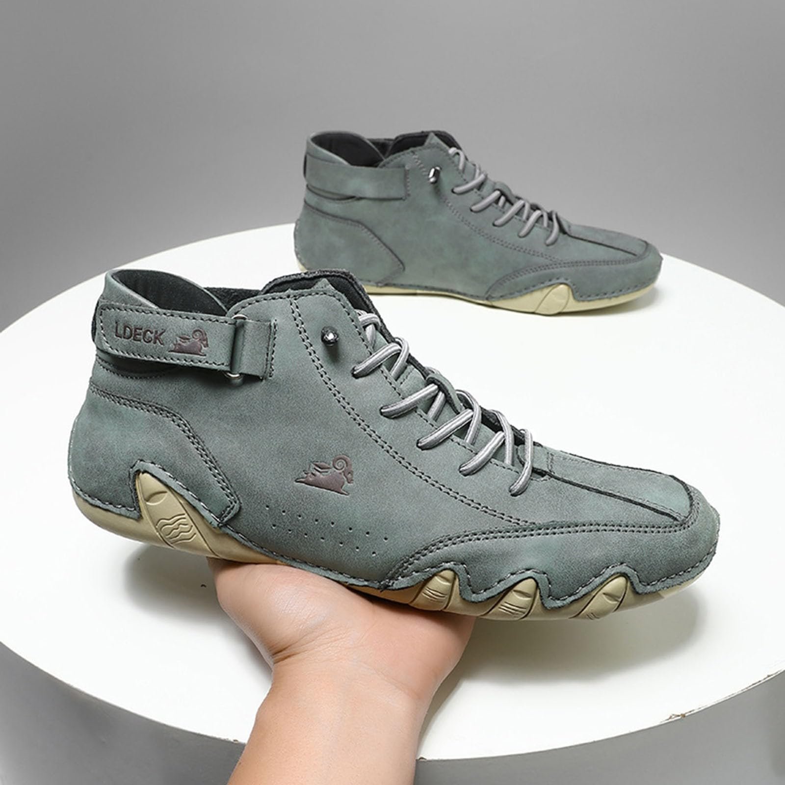 Ботинки Barefoot LCpddajlspig Кожаные Водонепроницаемые Замшевые Ботинки До Щиколотки Orthopaedic Hiking Широкая Стопа Outdoor Ergonomic Sneaker, фото №5 Ботинки Barefoot LCpddajlspig Кожаные Водонепроницаемые Замшевые Ботинки До Щиколотки Orthopaedic Hiking Широкая Стопа Outdoor Ergonomic Sneaker, фото №5