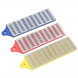 Набір алмазних точильних каменів для ножів 3 шт. Грубе, середнє та дрібне заточування synthetic.ua - Фото 1