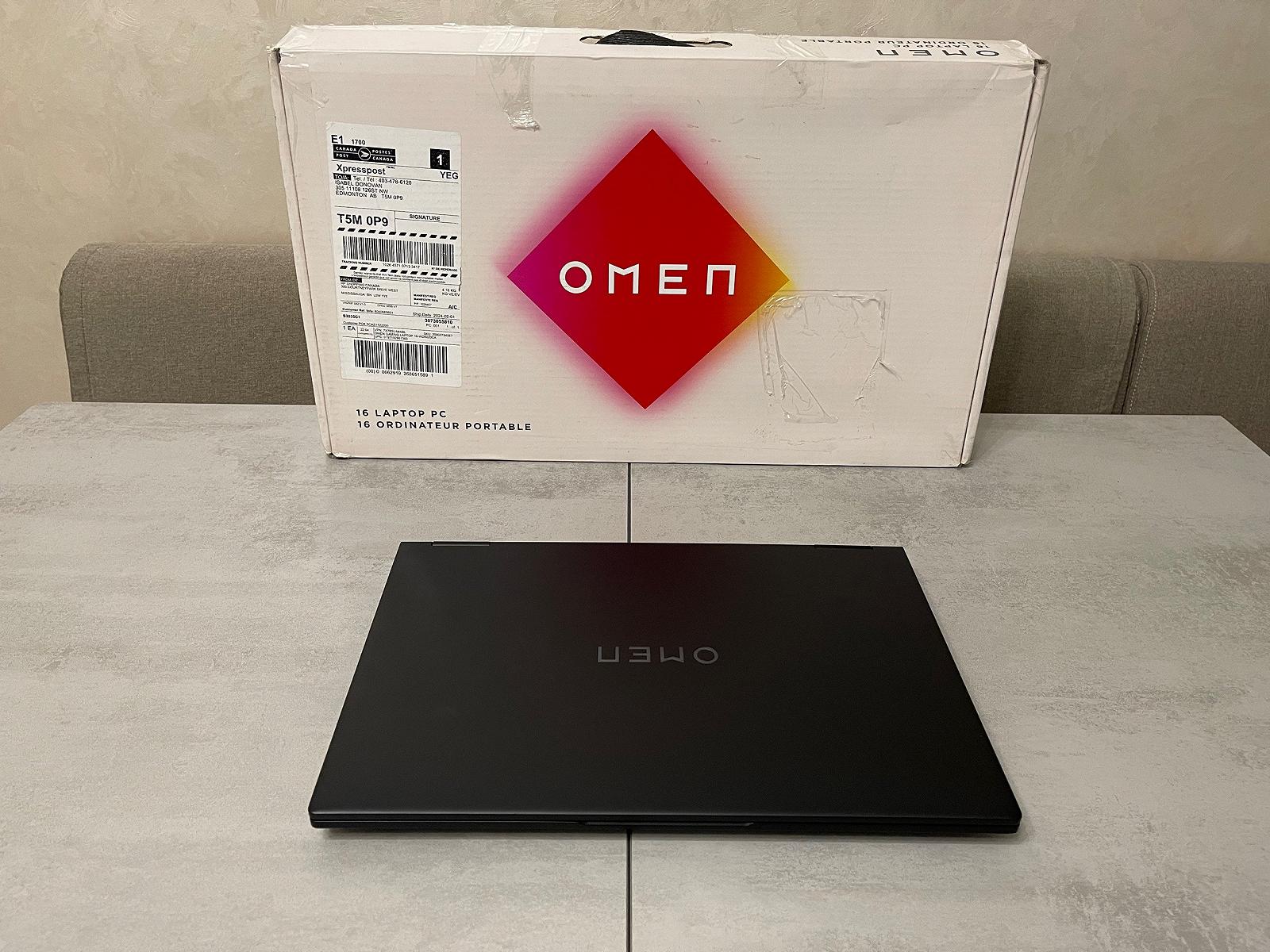 Ігровий ноутбук HP Omen 16-wd0020ca, 16,1" FHD IPS 165Hz, i7-13620H, 32GB, 2TB SSD, Nvidia GeForce RTX 4060 8GB, фото №6
