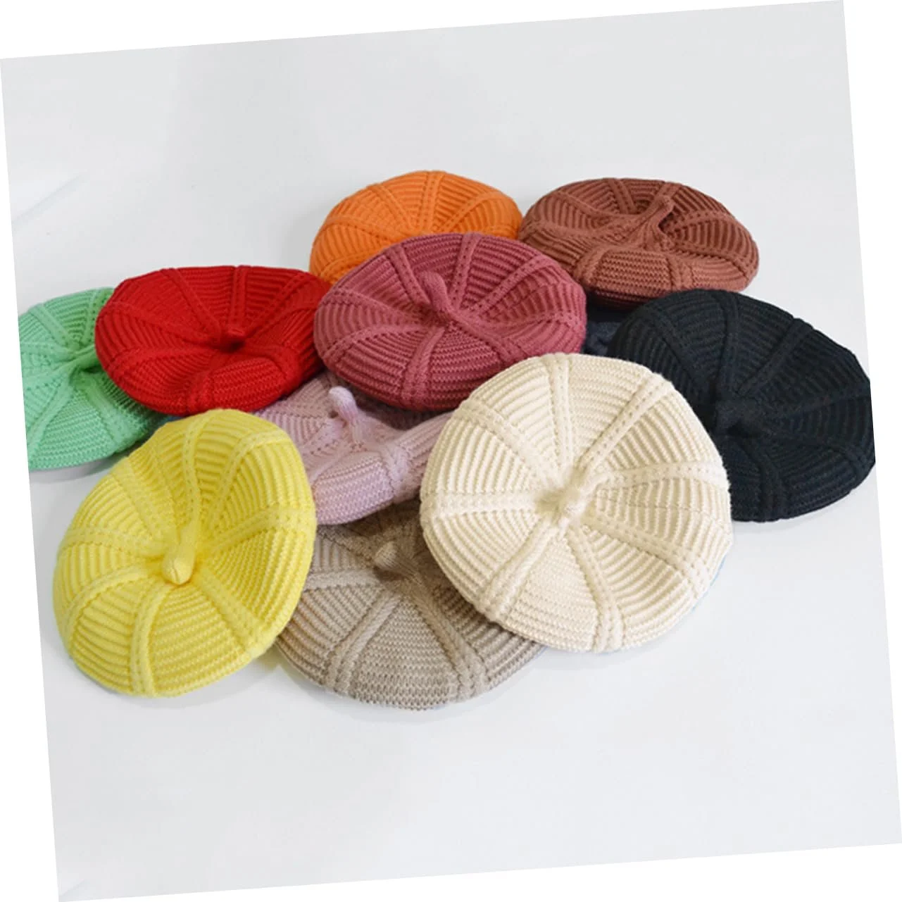 Берет MUCKLILY Шерстяной Однотонный Теплый с ушами для девочки Осень-Зима, фото №3 Берет MUCKLILY Шерстяной Однотонный Теплый с ушами для девочки Осень-Зима, фото №3