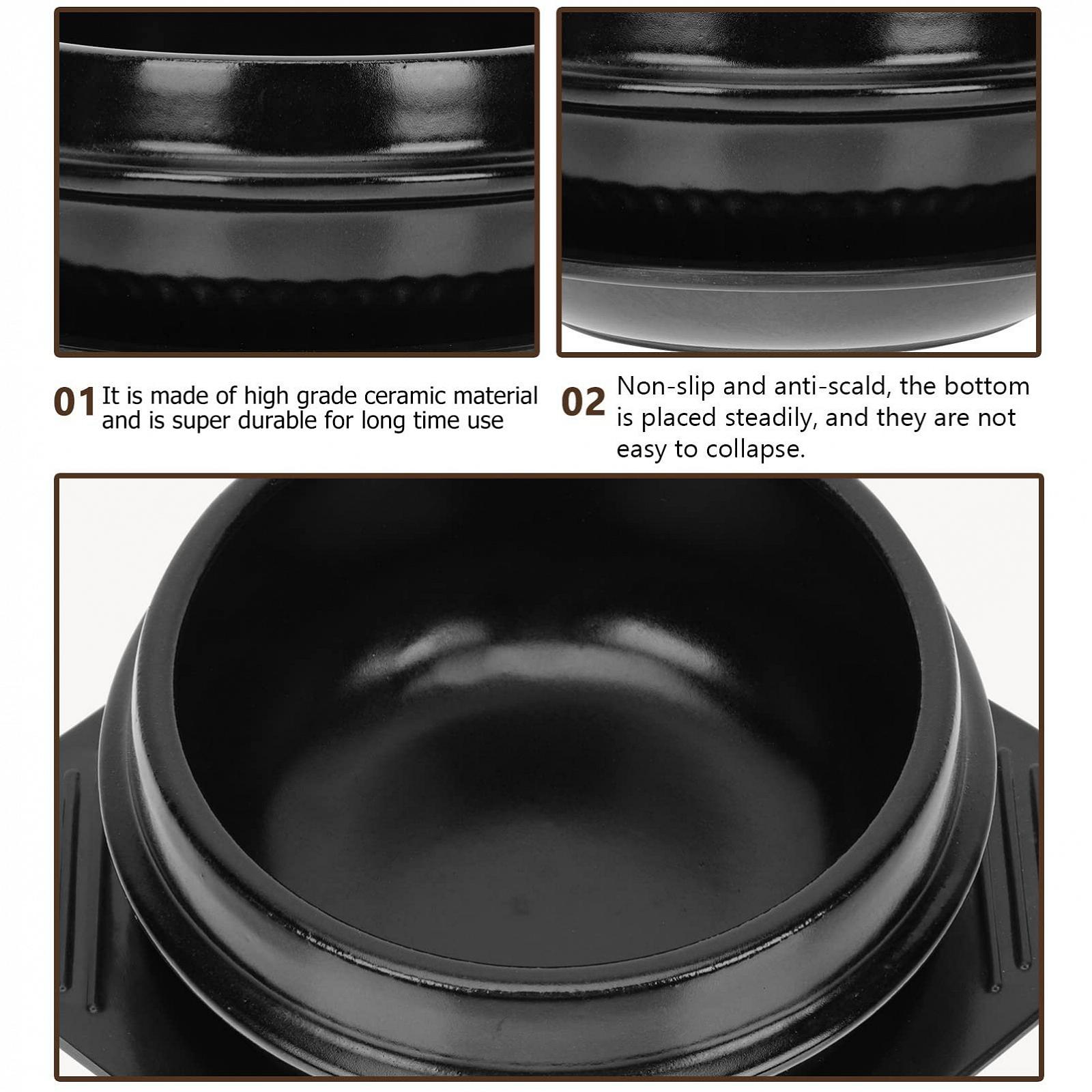 Горщик для запікання Керамічний з підставкою та ложкою Жаростійкий Антипригарний, фото №3 Горщик для запікання Керамічний з підставкою та ложкою Жаростійкий Антипригарний, фото №3