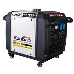 Генератор инверторный бензиновый 3.5 кВт KUNBAO KB5800i-E однофазный ЕВРО-5(PS) - Фото 1