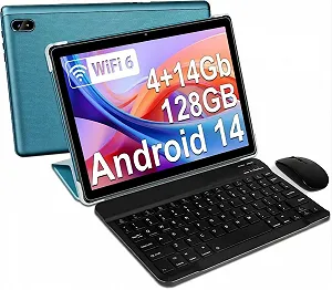 Планшет 10.1" DMOAO D3 4+14/128Gb 8 ядер Android 14 6000 mAh Blue - Фото 1