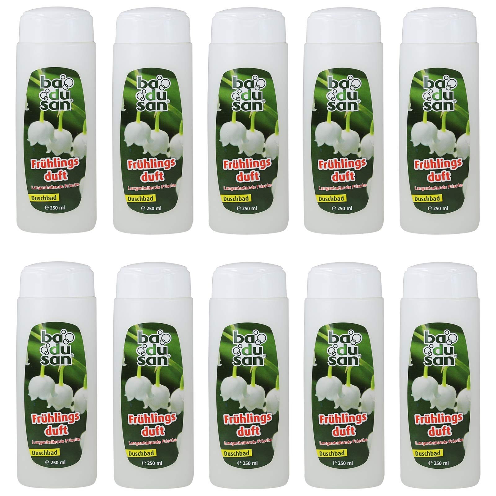 Гель для душу Badusan Spring Fragrance Конвалія 250 мл, упаковка 10 шт., фото №1