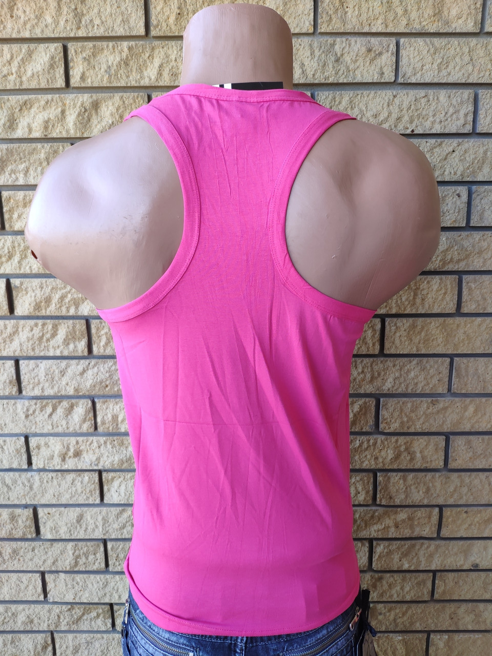 Футболка майка-борцовка мужская брендовая ADIDAS Турция, фото №3