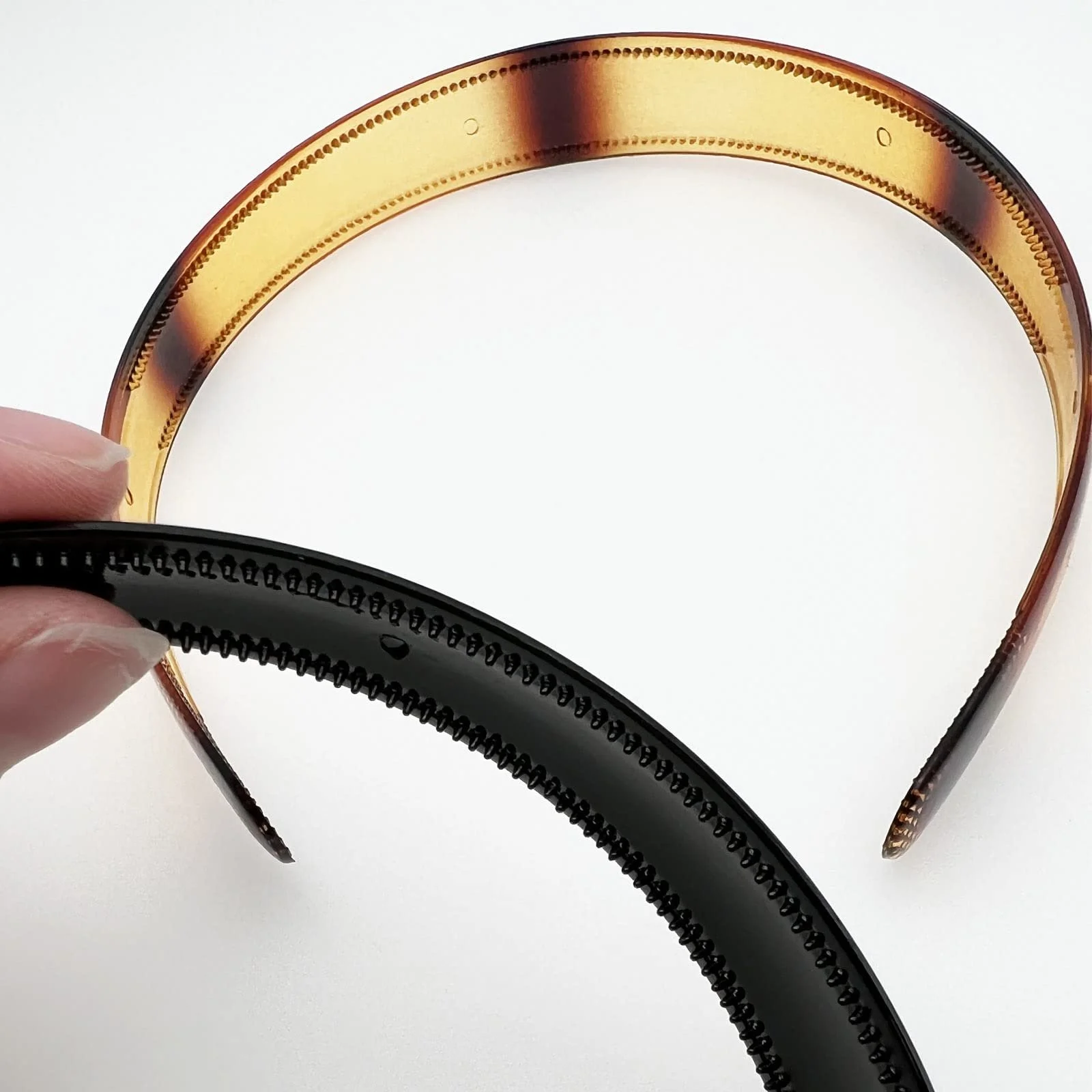 Пластикові обручі з зубцями 2 см шириною для жінок, фото №3