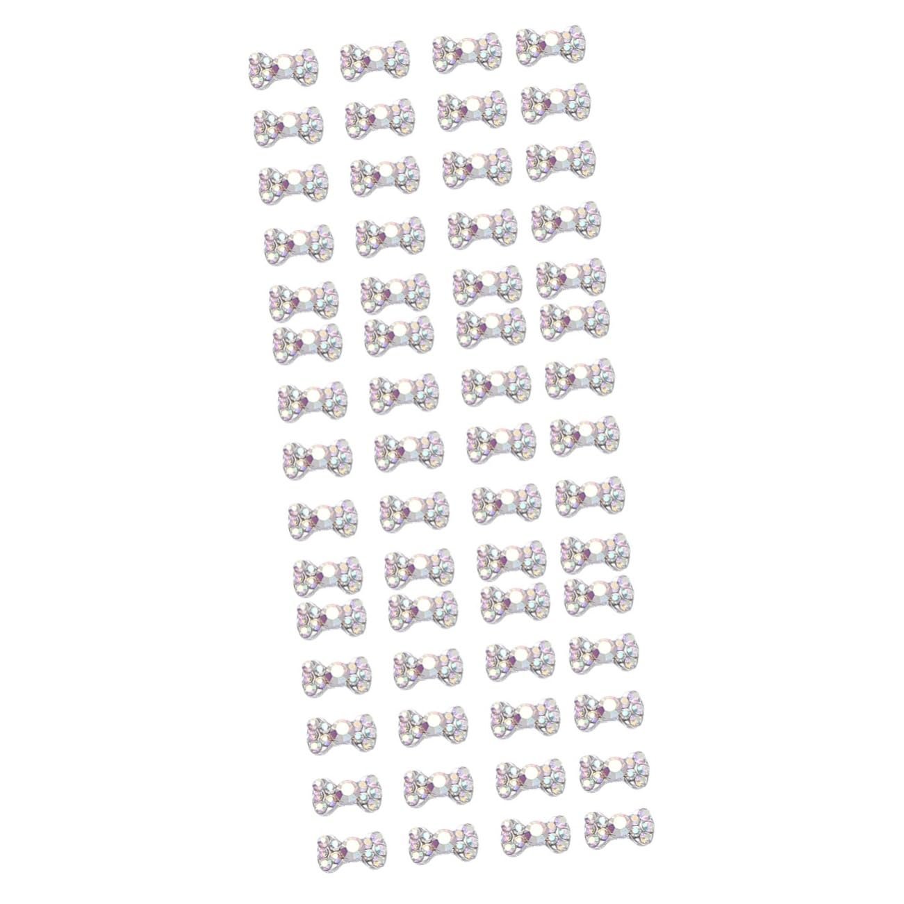 Стразы для ногтей Healeved, 60 шт, наклейки для ногтей, бантики, блестящие украшения для дизайна ногтей, для натуральных и искусственных ногтей, для салона и домашнего использования, универсальные, фото №1