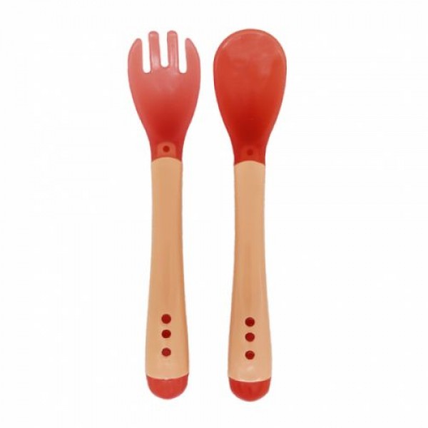 Набор столовых приборов Хамелеон оранжевый, фото №1 Набор столовых приборов Хамелеон оранжевый, фото №1