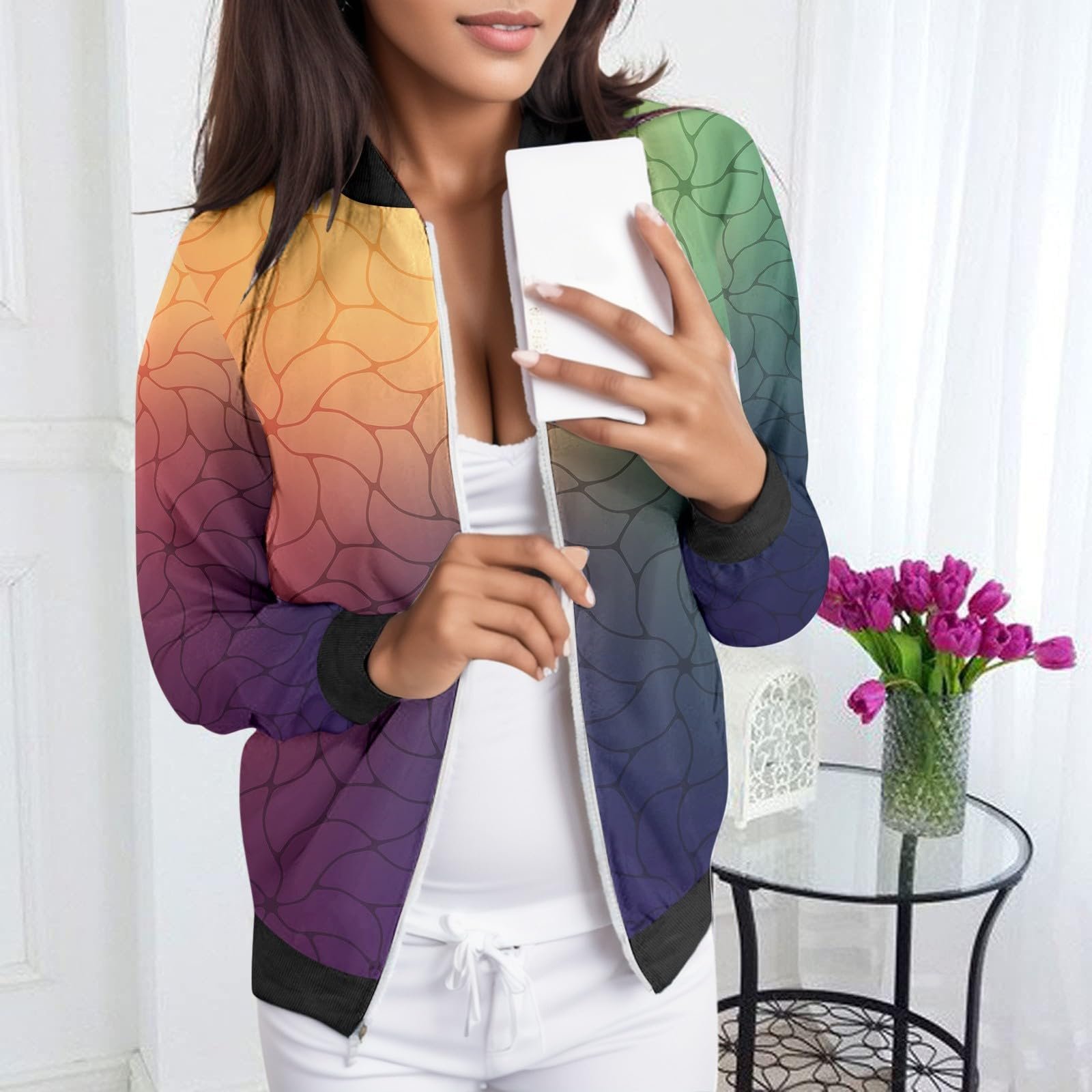 Куртка-бомбер Жіноча, фото №3 Куртка-бомбер Жіноча, фото №3