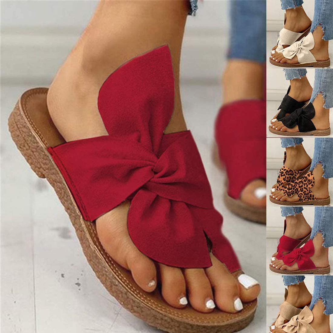 Удобные Шлепанцы для Женщин Плоские, Ортопедические, фото №7