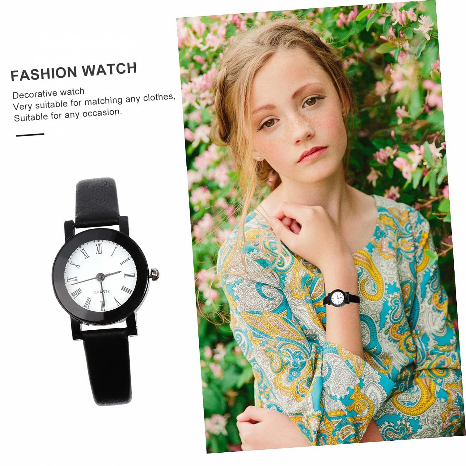 Часы Кварцевые PartyKindom Женские Ремешок PU Кожа Повседневный Дизайн Простой Элегантный, фото №7 Часы Кварцевые PartyKindom Женские Ремешок PU Кожа Повседневный Дизайн Простой Элегантный, фото №7