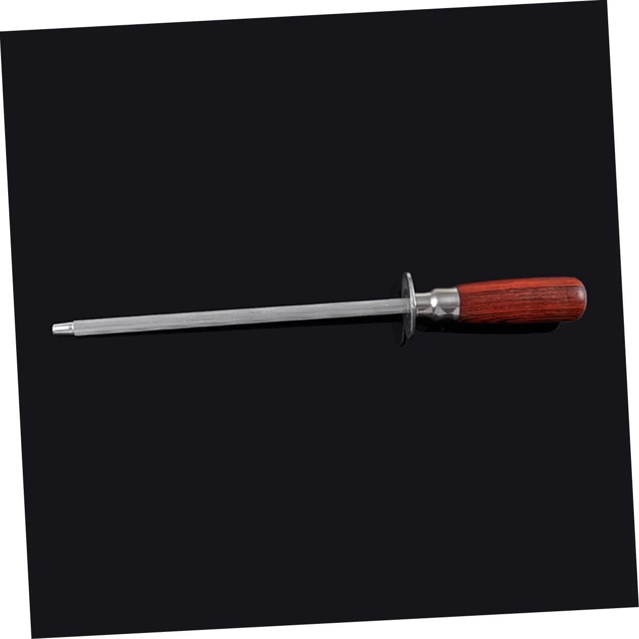 Точило для кухонних ножів ABOOFAN Професійна з дерев'яною ручкою Коричневий Сріблястий, фото №6