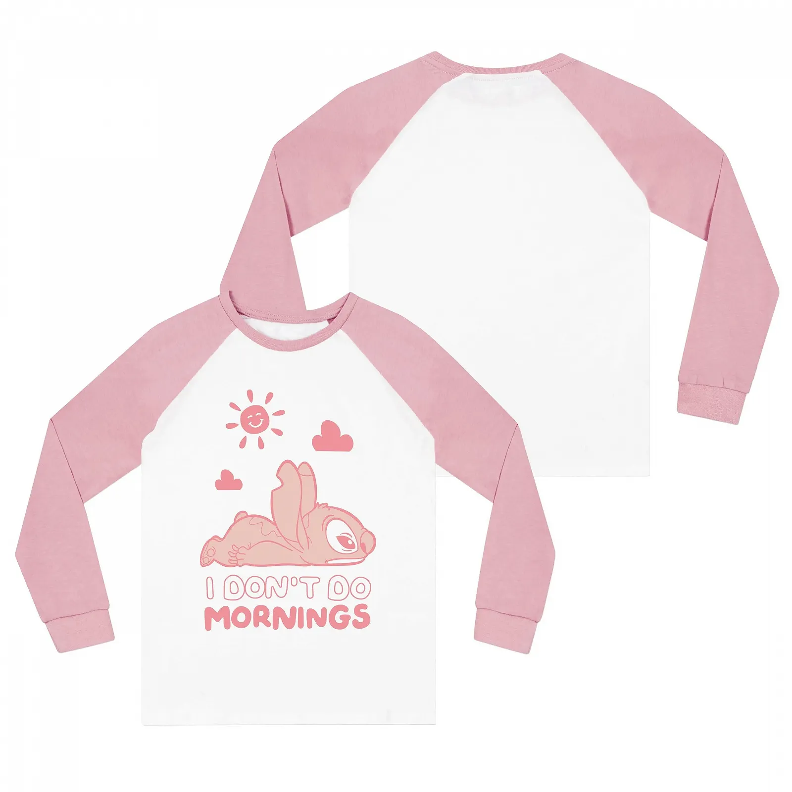 Піжама Disney Stitch, З довгими рукавами, Lilo and Stitch, Бавовняний одяг для дівчат Stitch, фото №2