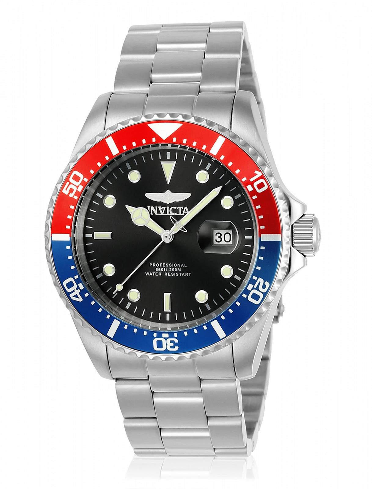 Кварцевые часы для мужчин из нержавеющей стали Invicta Pro Diver - 43 мм, фото №1