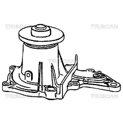 Насос водяний системи охолодження TRISCAN 8600 13003 для TOYOTA, фото №2