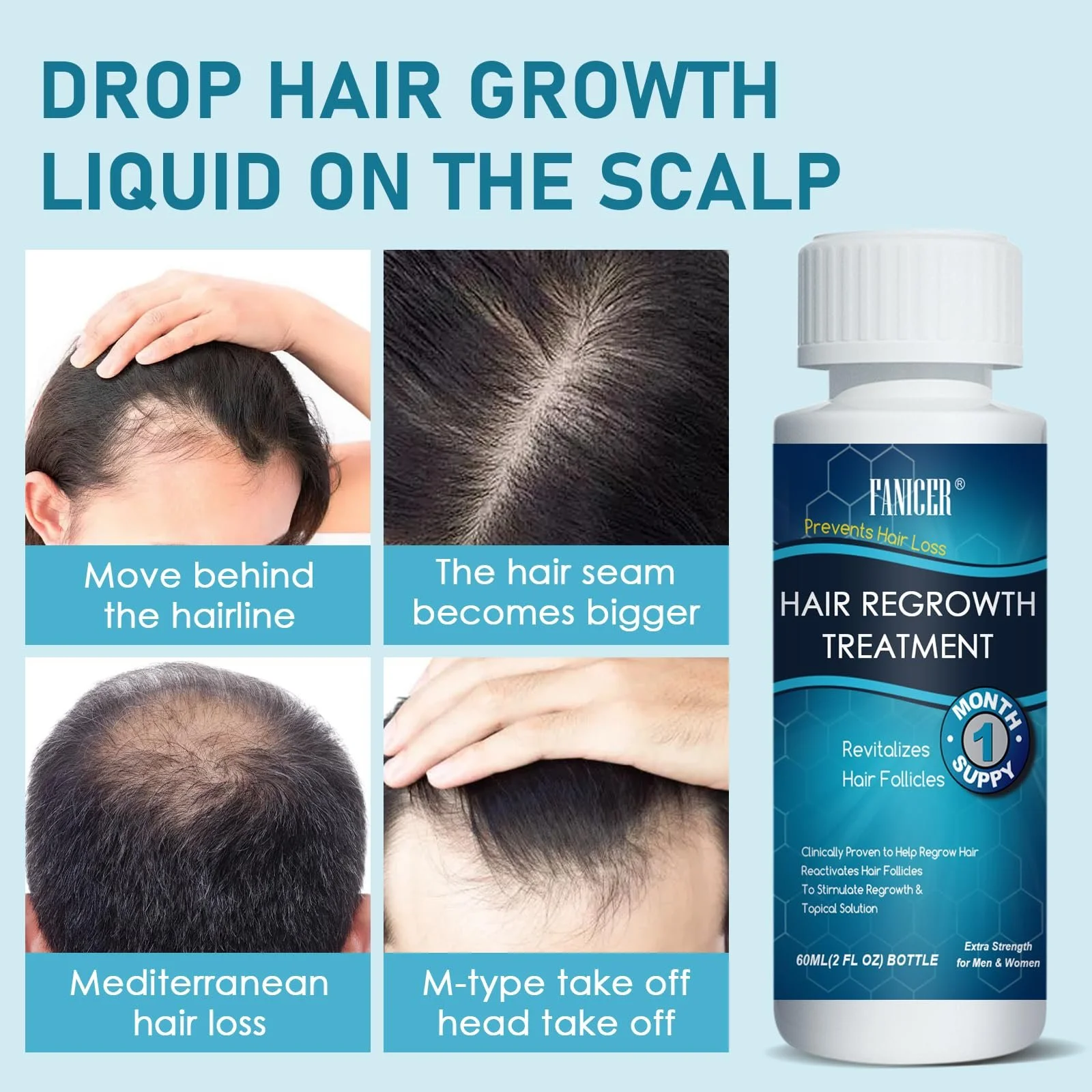 Сыворотка для роста волос 60 мл, фото №6