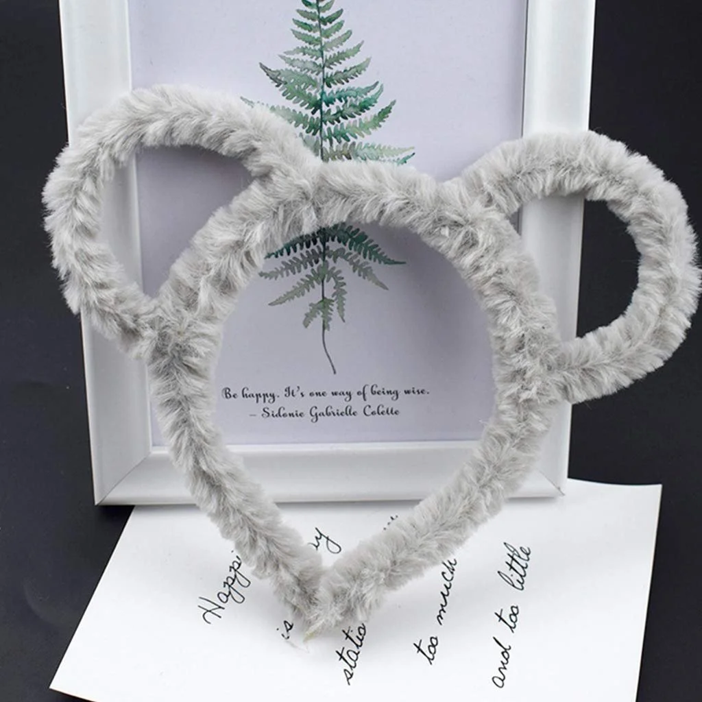 Плюшевий обруч для волосся Жіночий, фото №5