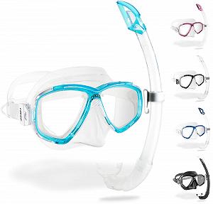 Маска Cressi Perla Unisex для дорослих + трубка Mexico, один розмір - Фото 1