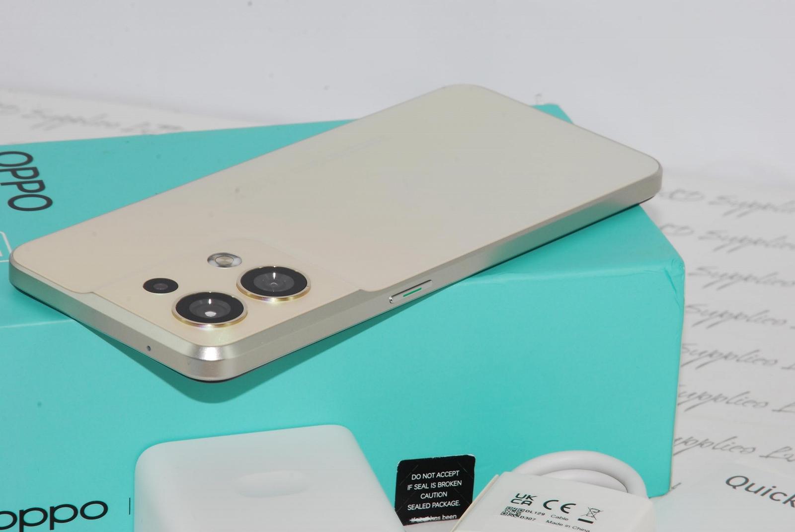 Смартфон OPPO Reno8 5G 6.4" 90Hz AMOLED 8/256GB 50MP Dimensity 1300 4500mAh 80W Shimmer Gold, фото №6