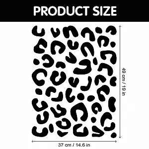 Наклейка на стіну Leopard Print Animal Print Irregular Dots Велика synthetic.ua - Фото 1