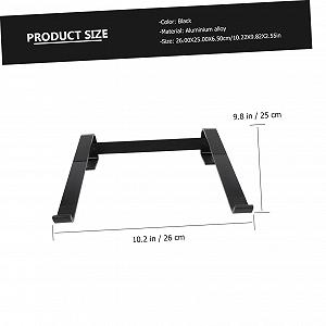 Подставка для ноутбука Tofficu Aluminium, складная, эргономичная, держатель для ноутбука, нескользящая, стабильная, теплоотвод для эффективного охлаждения synthetic.ua - Фото 1