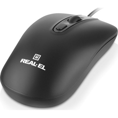Мышка REAL-EL RM-222 USB Black/Gray (EL123200040), фото №6 Мышка REAL-EL RM-222 USB Black/Gray (EL123200040), фото №6