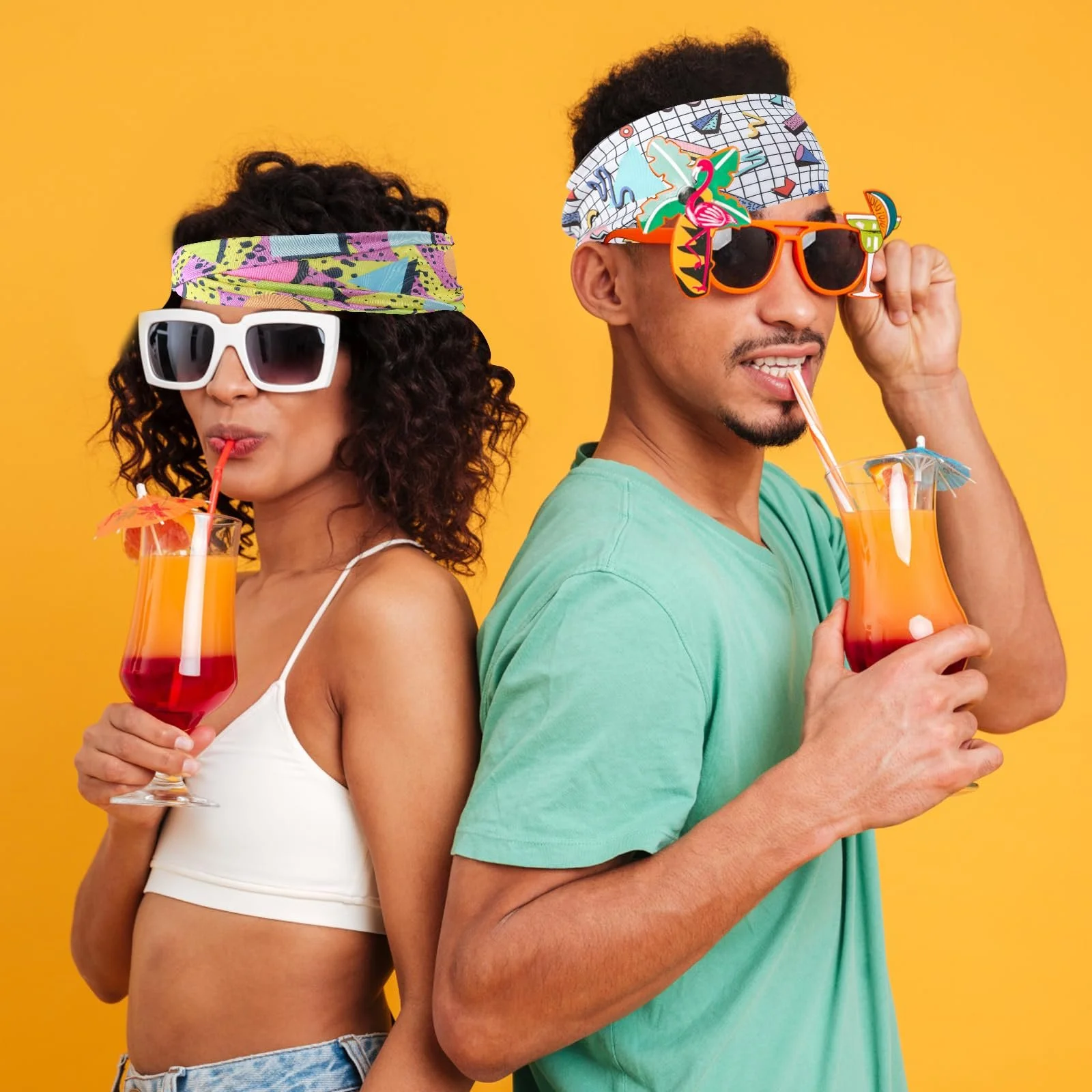 Набір пов'язок на голову жіночих 80-х 90-х років Ретро, фото №4 Набір пов'язок на голову жіночих 80-х 90-х років Ретро, фото №4