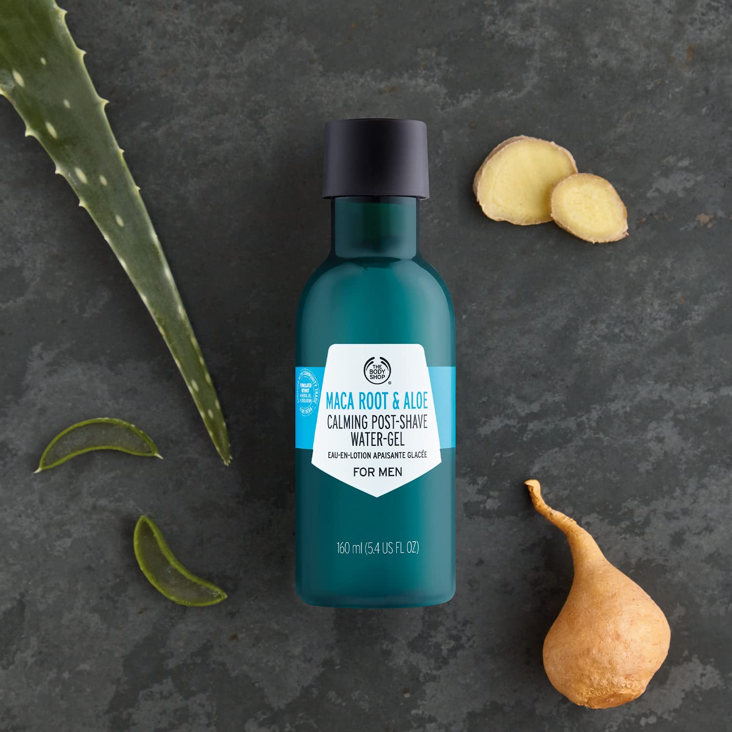 Гель для лица THE BODY SHOP Maca Root & Aloe Успокаивающий после бритья 160 мл для мужчин, фото №4