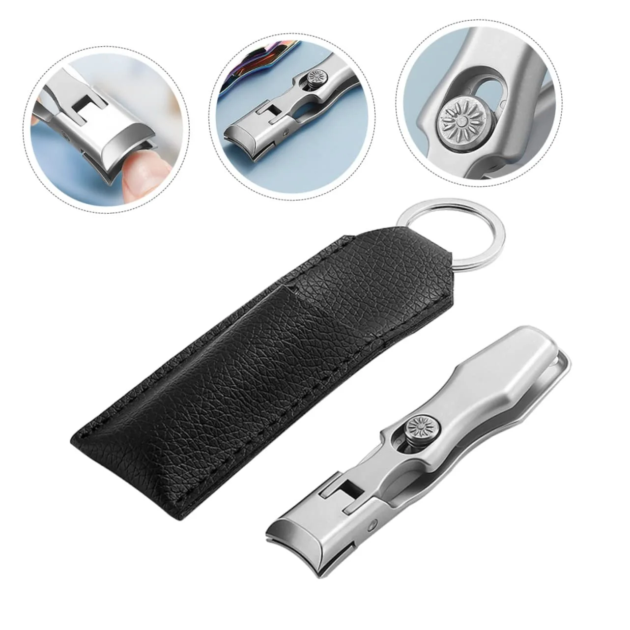 Кусачки для ногтей WRITWAA Складные для маникюра и педикюра, фото №3