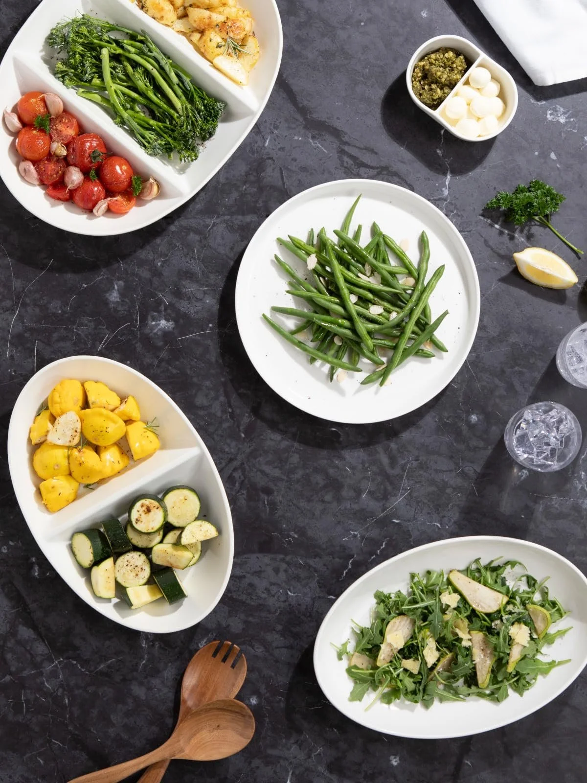 Миска Ladelle Alto Serve & Share 2 шт, белая, фото №4