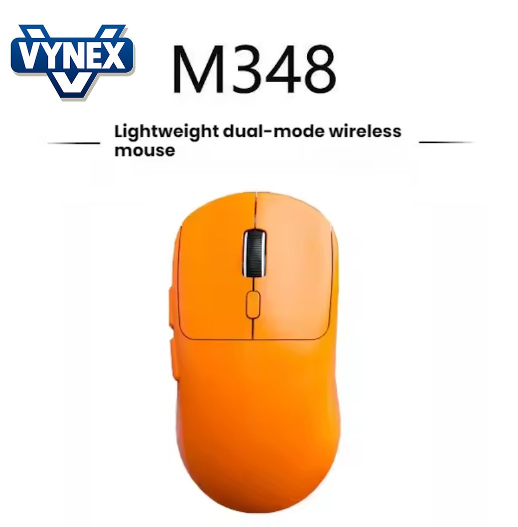 Миша безпровідна VYNEX M348 6400DPI 1000Hz 500mAh Orange, фото №2 Миша безпровідна VYNEX M348 6400DPI 1000Hz 500mAh Orange, фото №2