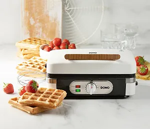 Мультимейкер DOMO 3-в-1 DO9277C (Сендвічниця, Вафельниця, Контактний гриль) 1100 Вт Білий synthetic.ua - Фото 1