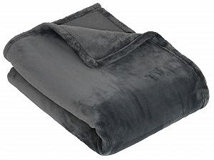 Одеяло ZOLLNER Мягкое 150 x 200 см Серое - Фото 1