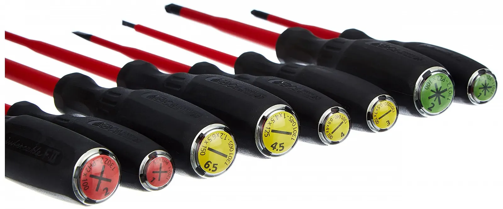 Набір викруток та ножиць F1 Intercable AO1714 8 предметів Червоний, фото №4