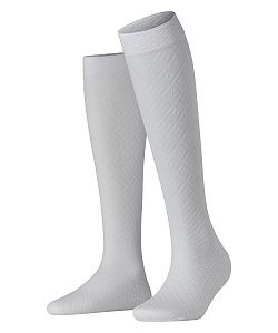 Гольфы FALKE Tessellating 25 Den White 2209 - Фото 1