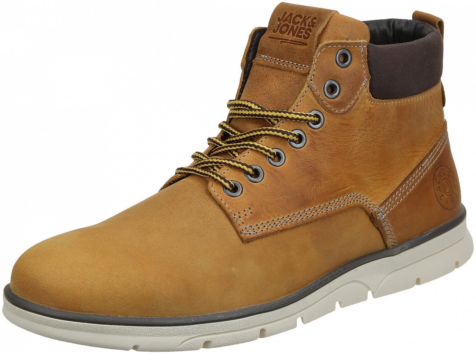 Ботинки JACK & JONES Кожаные Jfwtubar Honey Sn, фото №1